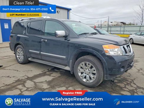 Used 2015 Nissan Armada Platinum w/ 2nd Row Captain Seat Package AWD/4WD image 5