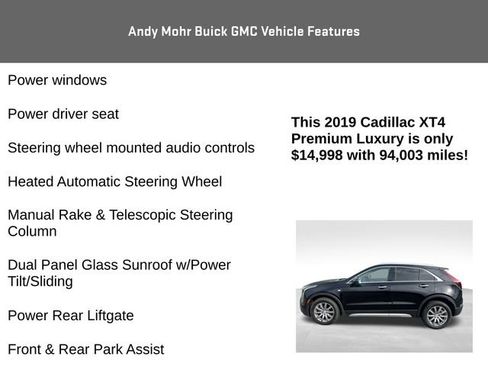 Used 2019 Cadillac XT4 Premium Luxury w/ Cold Weather Package image 16