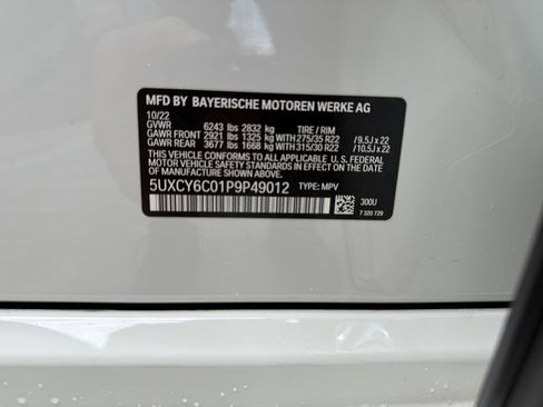 Used 2023 BMW X6 xDrive40i w/ M Sport Package AWD/4WD image 37