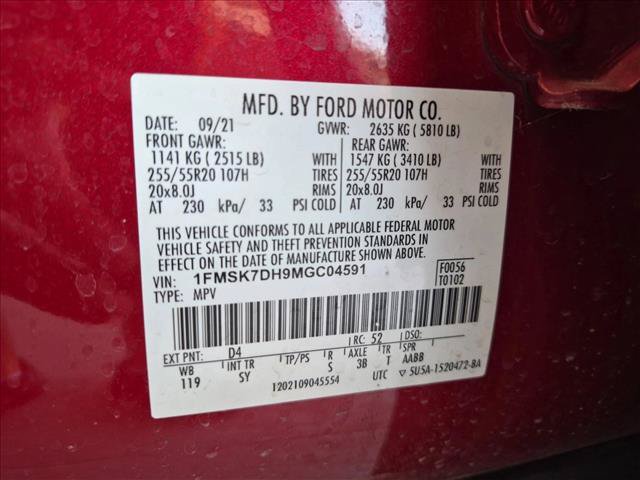 Used 2021 Ford Explorer XLT w/ Equipment Group 202A RWD image 27