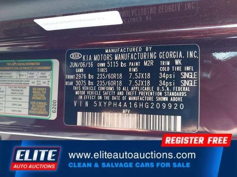 Used 2017 Kia Sorento EX w/ EX Advanced Touring Package image 17