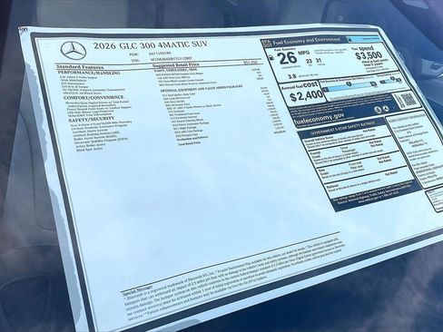 New 2026 Mercedes-Benz GLC 300 4MATIC image 13