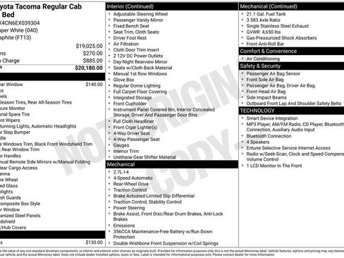 Used 2014 Toyota Tacoma 2WD Regular Cab image 11