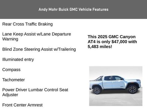 Used 2025 GMC Canyon AT4 w/ Nightfall Edition AWD/4WD image 14