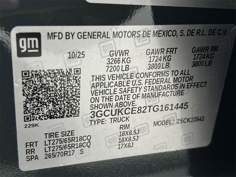 New 2026 Chevrolet Silverado 1500 Custom Trail Boss w/ LPO, Dark Essentials Package image 30