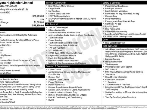 Used 2026 Toyota Highlander Limited AWD/4WD image 31