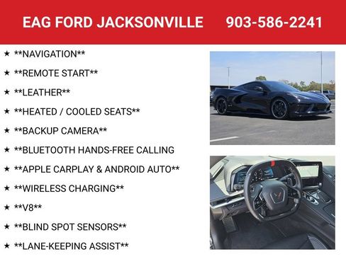 Used 2024 Chevrolet Corvette Stingray Preferred Cpe w/ Z51 Performance Package RWD image 4