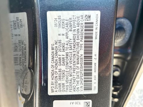 Used 2025 Honda Civic Sport image 2