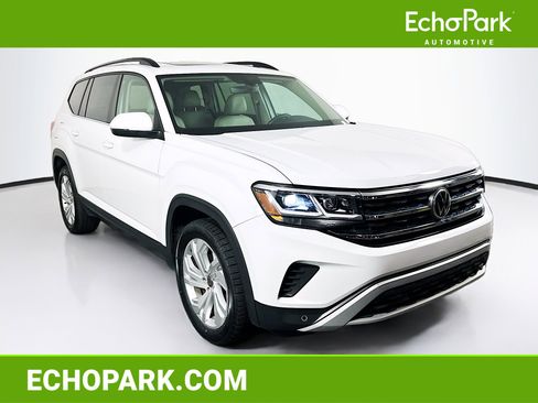 Used 2021 Volkswagen Atlas SE w/ Panoramic Sunroof Package FWD image 1