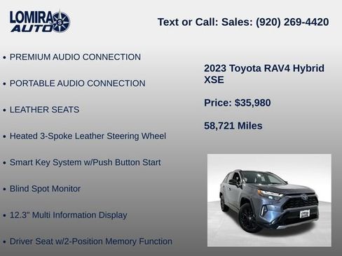 Used 2023 Toyota RAV4 XSE AWD/4WD image 27