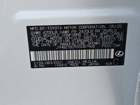 Used 2025 Lexus IS 350 F Sport w/ Accessory Package RWD image 25