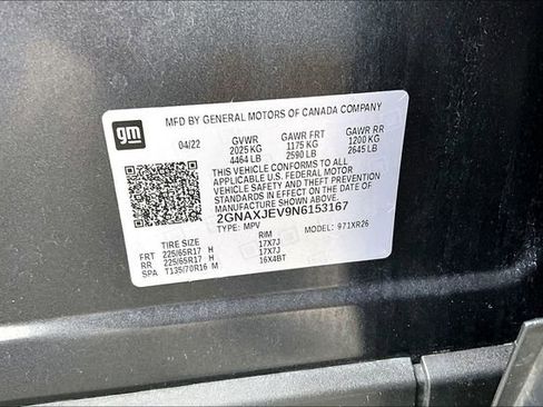Used 2022 Chevrolet Equinox LT FWD image 16