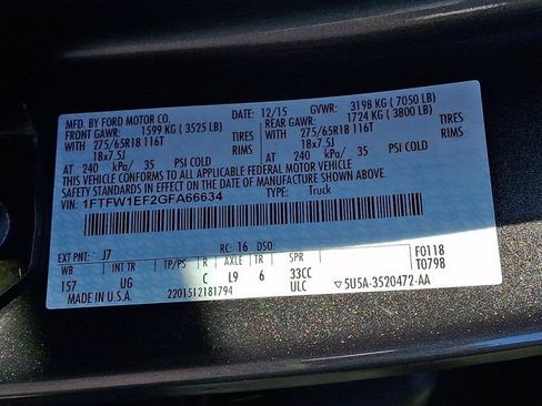 Used 2016 Ford F150 XLT w/ Equipment Group 302A Luxury AWD/4WD image 26