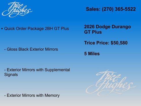 New 2026 Dodge Durango GT AWD/4WD image 7