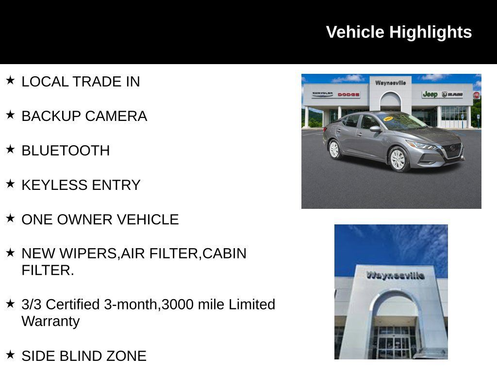 Used 2022 Nissan Sentra S FWD image 2