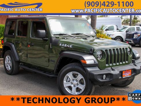 Used 2022 Jeep Wrangler Unlimited Sport image 1