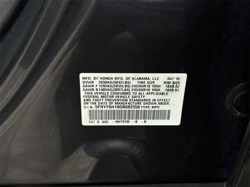Used 2016 Honda Pilot LX image 14