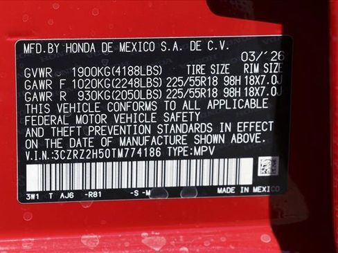 New 2026 Honda HR-V Sport image 24