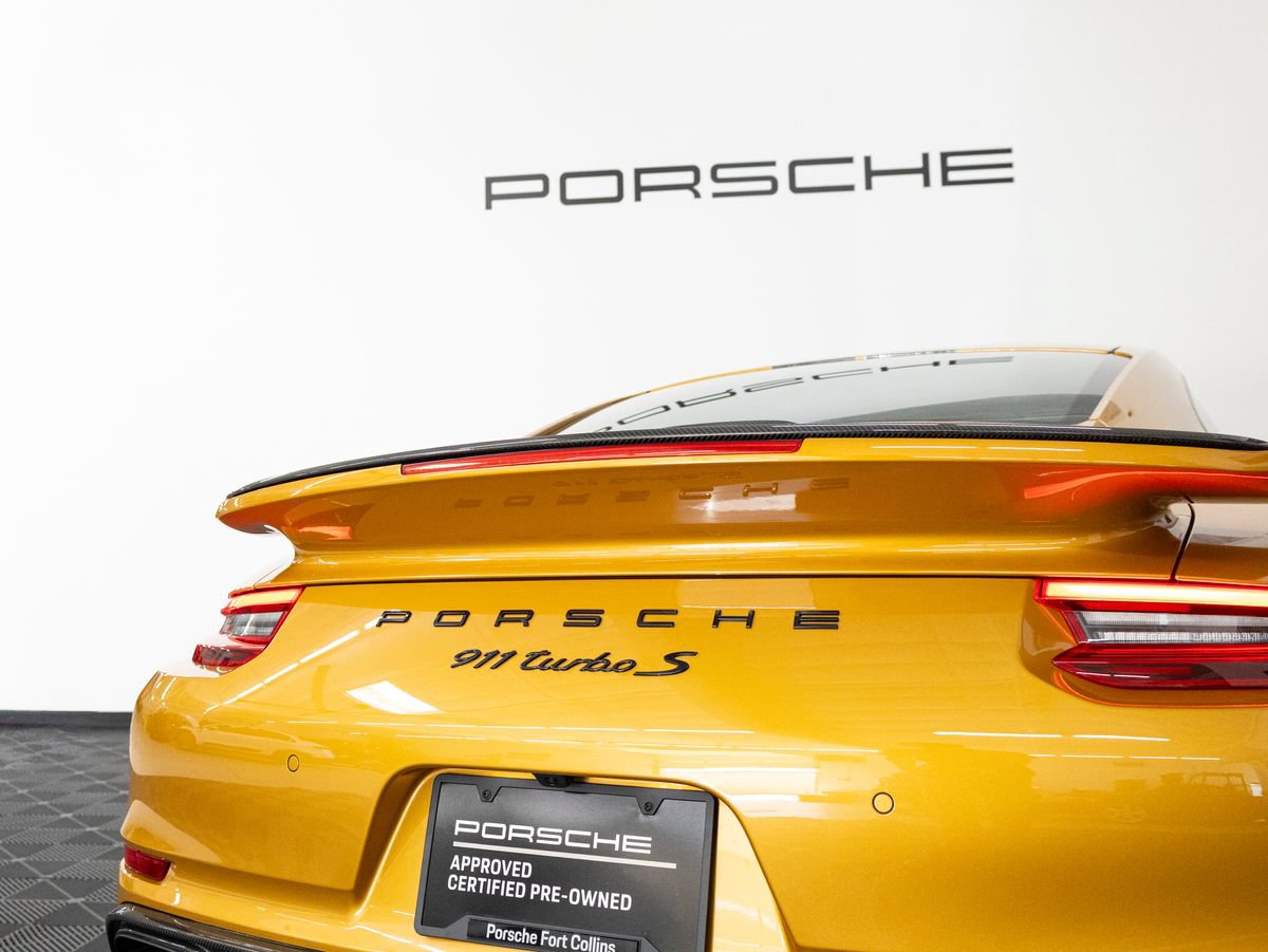 Certified 2018 Porsche 911 Turbo S AWD/4WD image 16