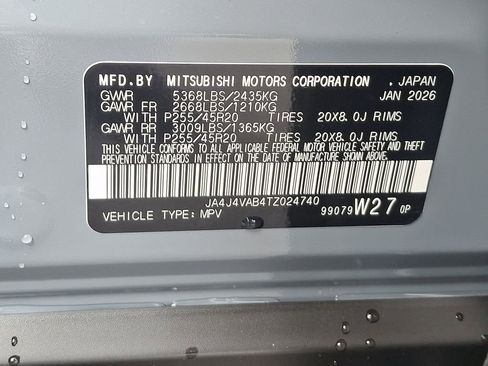 New 2026 Mitsubishi Outlander SE AWD/4WD image 12