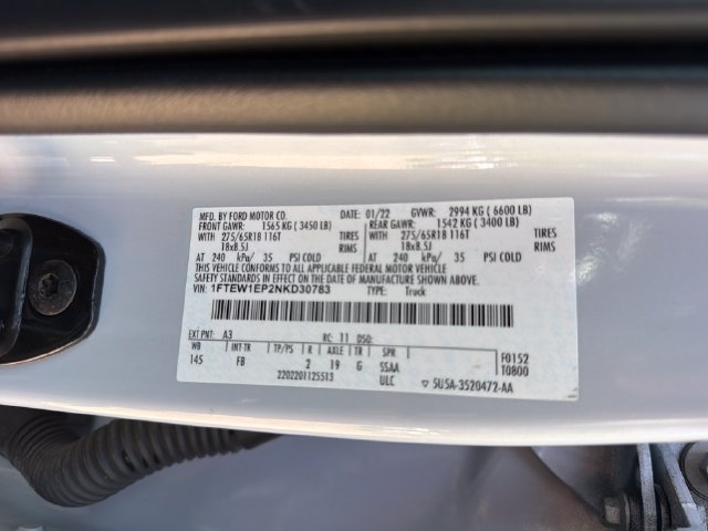 Used 2022 Ford F150 XLT w/ Equipment Group 302A High AWD/4WD image 34