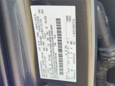 Used 2019 Ford F150 Raptor w/ Equipment Group 801A Mid image 34