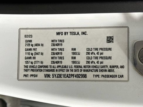 Used 2023 Tesla Model 3 Standard Range RWD image 30