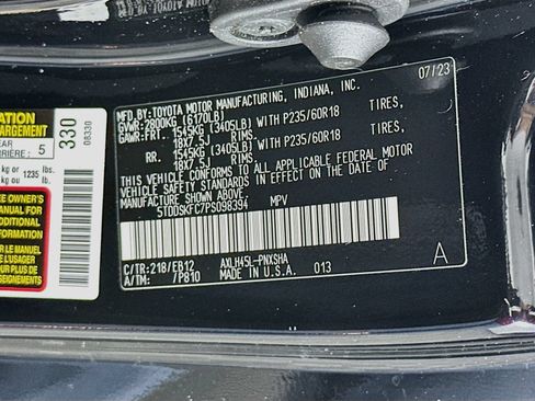 Certified 2023 Toyota Sienna XSE w/ XSE Plus Package AWD/4WD image 36