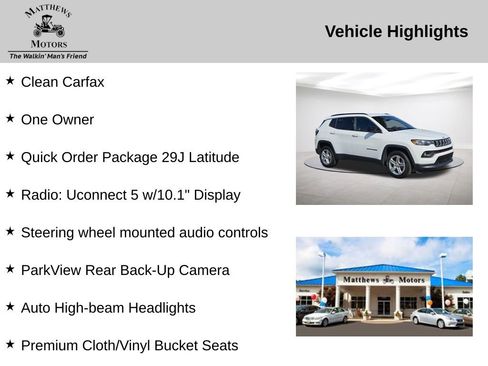 Used 2024 Jeep Compass Latitude AWD/4WD image 14