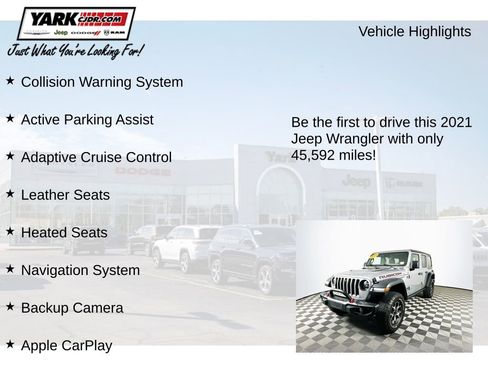 Certified 2021 Jeep Wrangler Unlimited Rubicon image 13