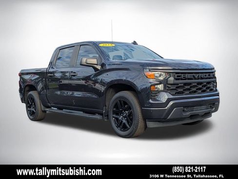 Used 2023 Chevrolet Silverado 1500 Custom w/ LPO, Dark Essentials Package RWD image 1