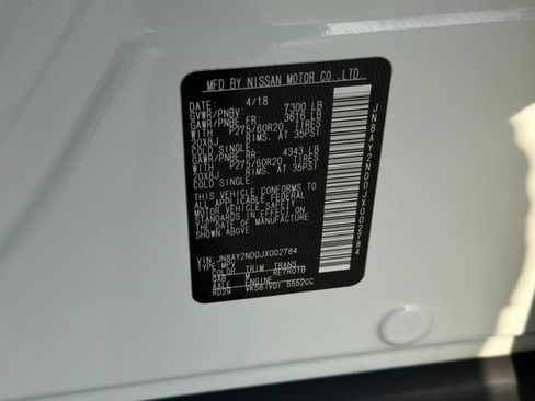 Used 2018 Nissan Armada SL w/ Premium Package RWD image 28
