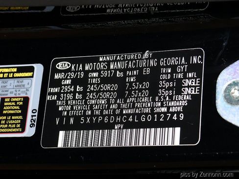 Used 2020 Kia Telluride S w/ S 8 Passenger Seating Package AWD/4WD image 39