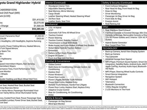 Used 2024 Toyota Grand Highlander AWD Hybrid image 6