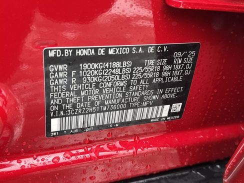 Used 2026 Honda HR-V Sport image 32