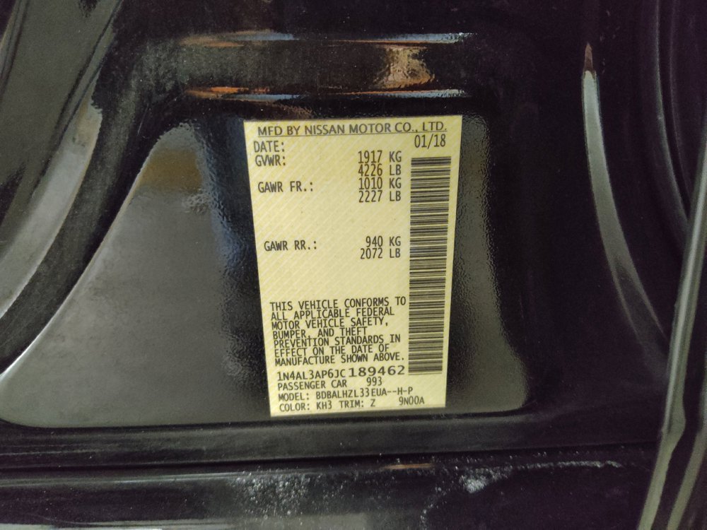 Used 2018 Nissan Altima 2.5 SR w/ SR Midnight Edition FWD image 33