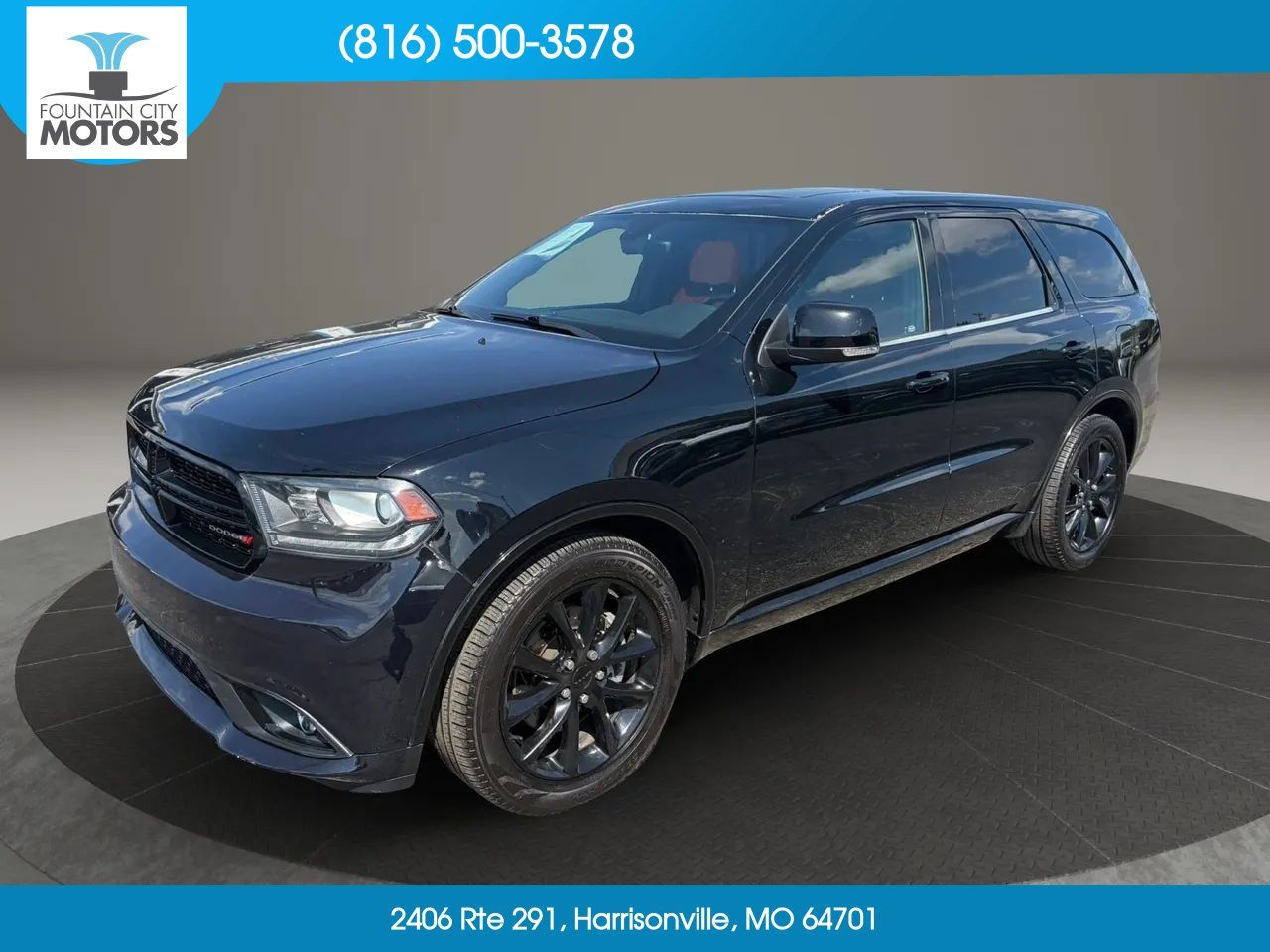 Used 2017 Dodge Durango R/T w/ Blacktop Package AWD/4WD image 1