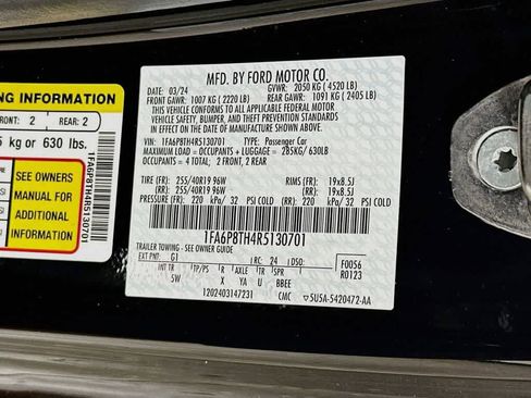 Used 2024 Ford Mustang Premium RWD image 20