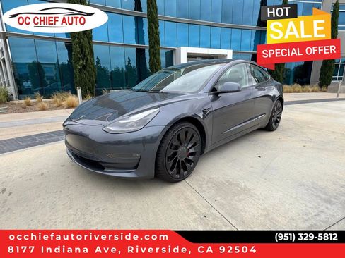 Used 2023 Tesla Model 3 Performance AWD/4WD image 1