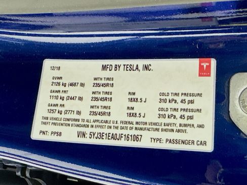 Used 2018 Tesla Model 3 Mid Range image 50