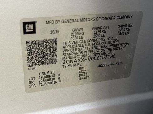 Used 2020 Chevrolet Equinox Premier AWD/4WD image 31