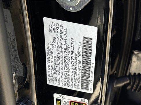 New 2026 Honda Ridgeline RTL image 40