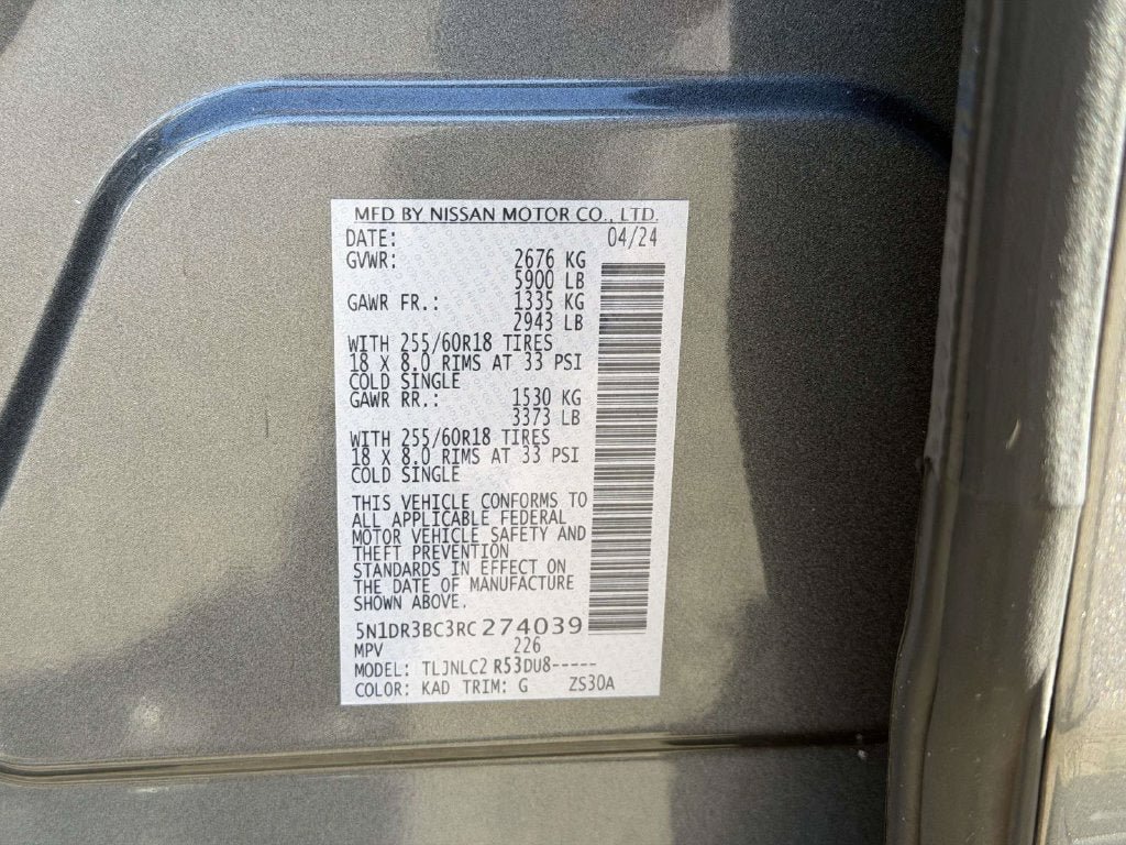 Used 2024 Nissan Pathfinder SV AWD/4WD image 19