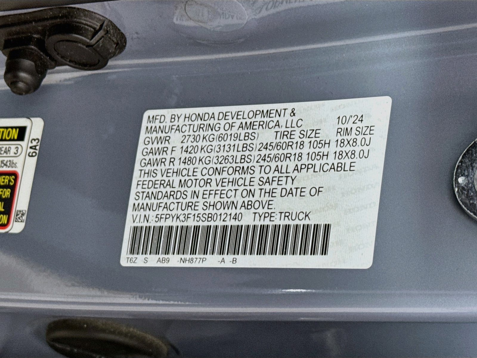 Used 2025 Honda Ridgeline Sport image 25