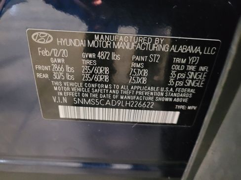 Used 2020 Hyundai Santa Fe Limited image 33