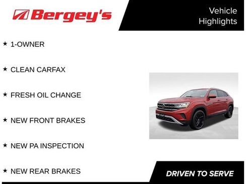 Used 2022 Volkswagen Atlas Cross Sport SE w/ Black Wheel Package AWD/4WD image 4