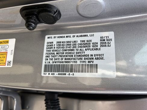 Used 2021 Honda Pilot Touring image 35