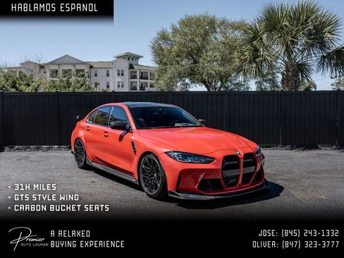 Used 2022 BMW M3 Competition w/ M Carbon Exterior Package image 1