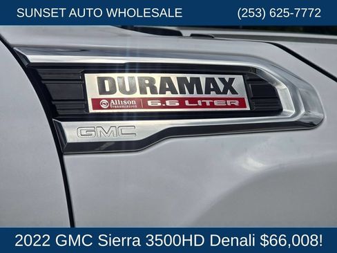 Used 2022 GMC Sierra 3500 Denali w/ Denali Ultimate Package AWD/4WD image 23