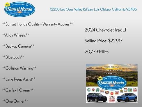 Used 2024 Chevrolet Trax LT w/ Driver Confidence Package FWD image 3
